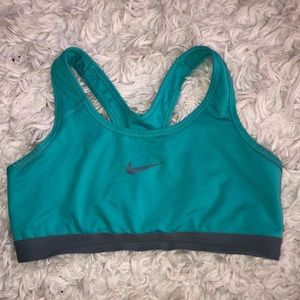 Teal Nike Sports Bra